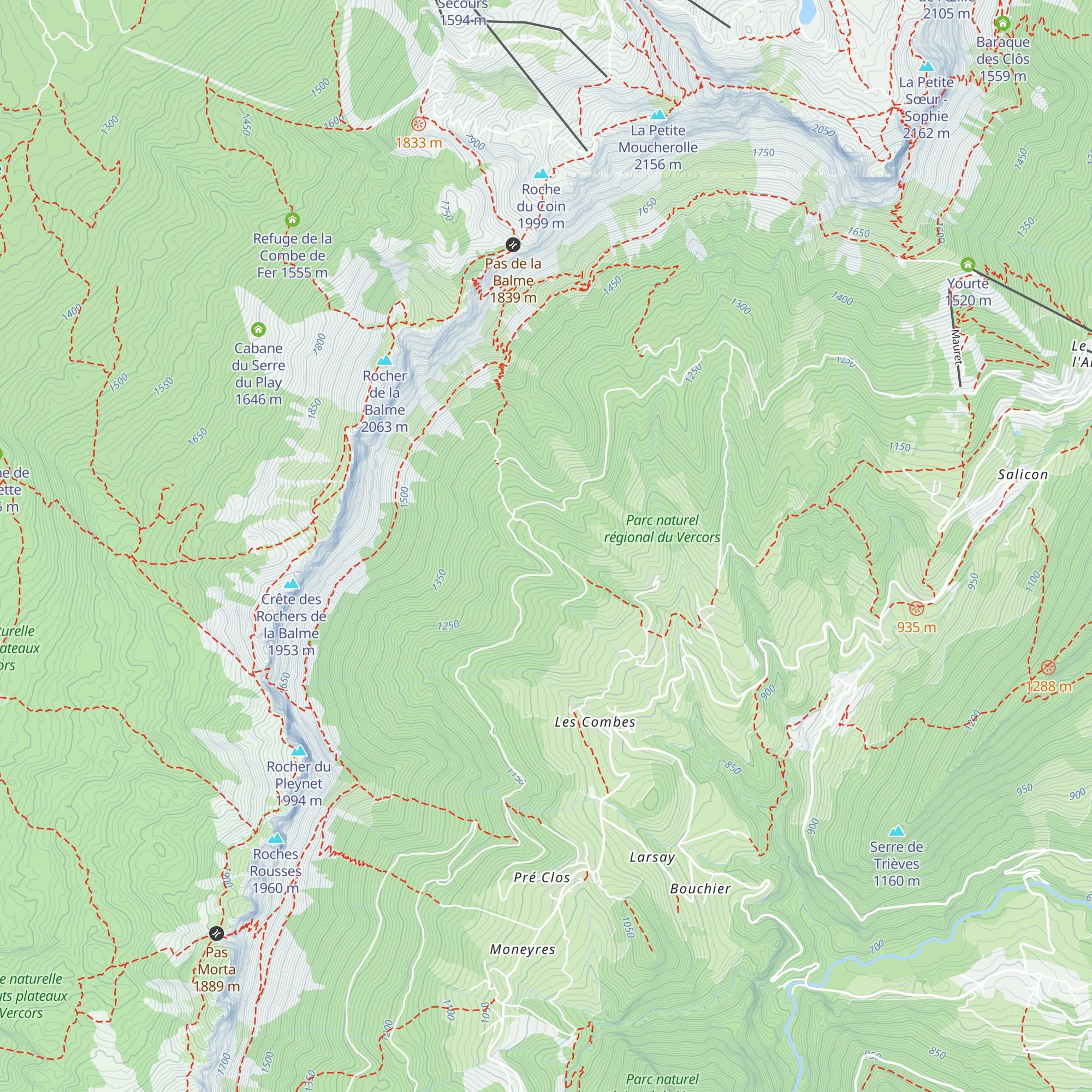 L'estive map