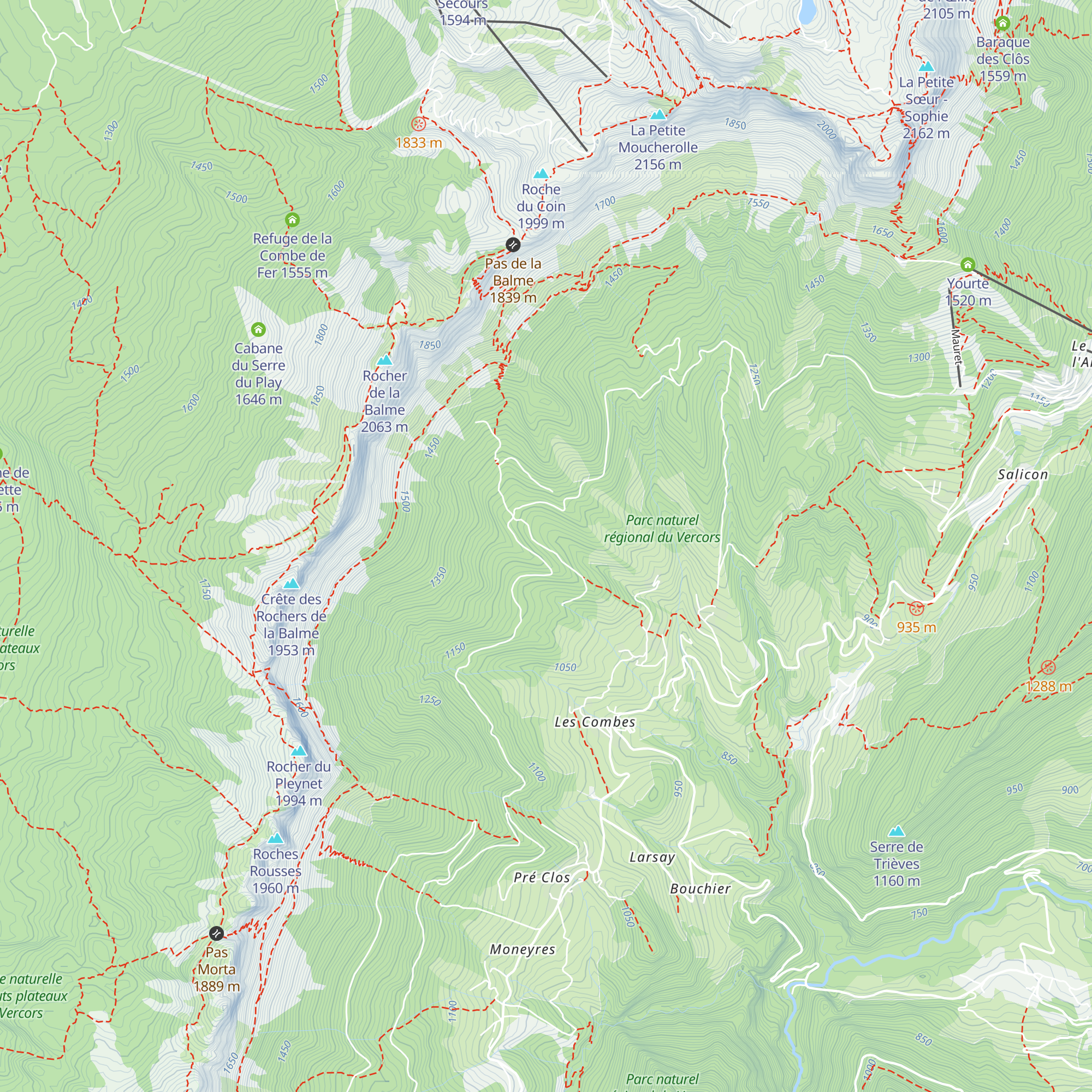 L'estive map