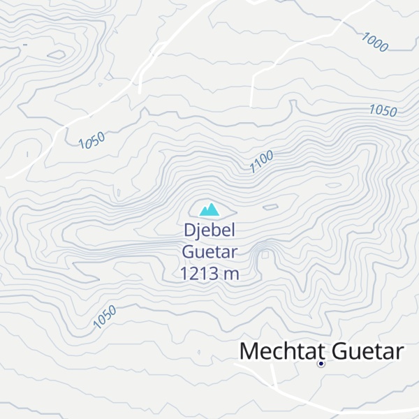 Map of Djebel Guetar