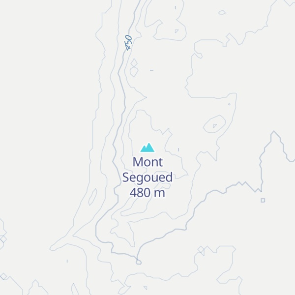 Map of Mont Segoued