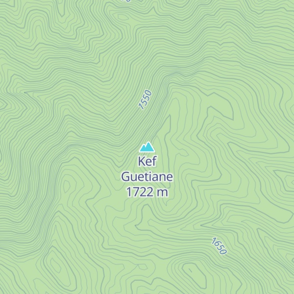 Map of Kef Guetiane