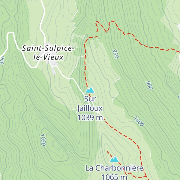 Map of Sur Jailloux