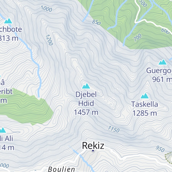 Map of Djebel Hdid