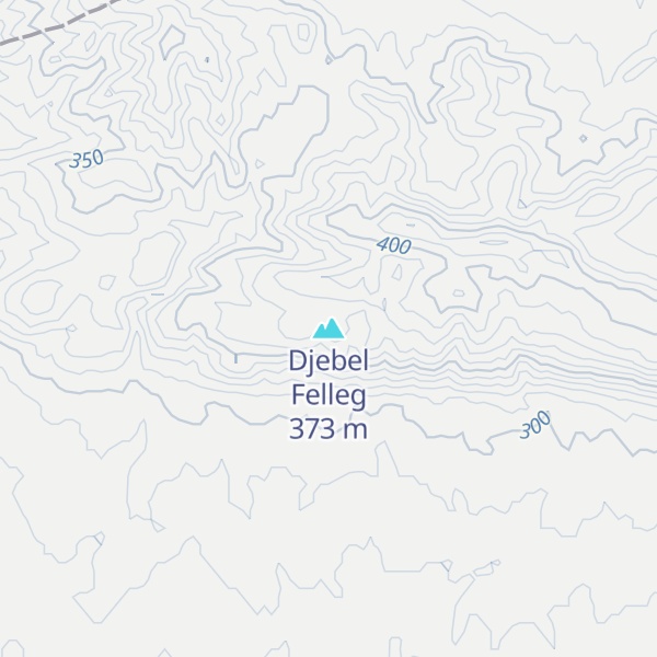 Map of Djebel Felleg