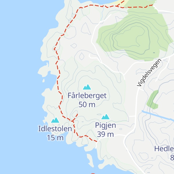 Map of Fårleberget