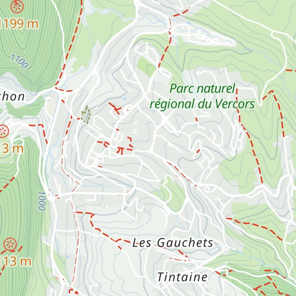 Map of Communauté de Communes du Massif du Vercors