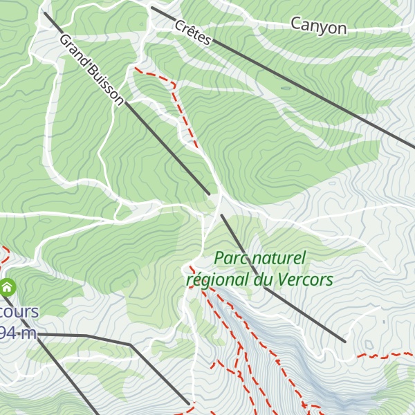 Map of Abri de l'Ourson