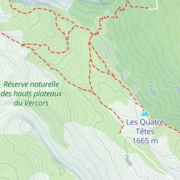 Map of Cabane de l'Essaure