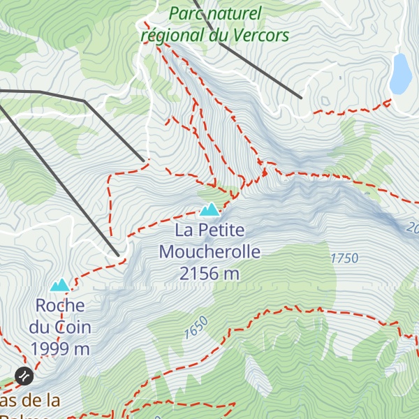 Map of La Petite Moucherolle