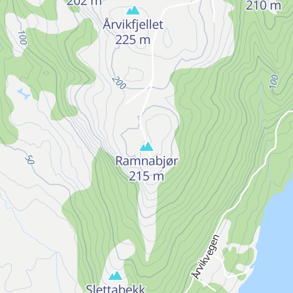 Map of Ramnabjør