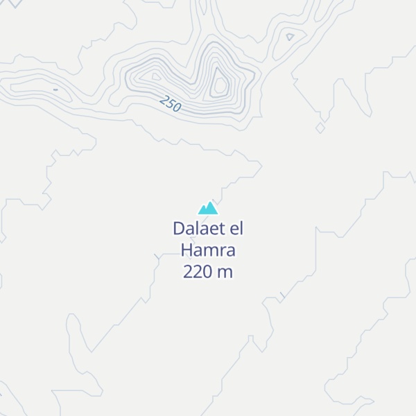 Map of Dalaet el Hamra