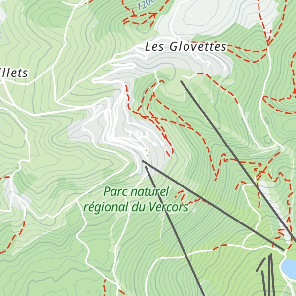 Map of Le Slalom