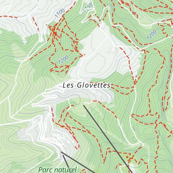 Map of Le rendez-vous des Glovettes