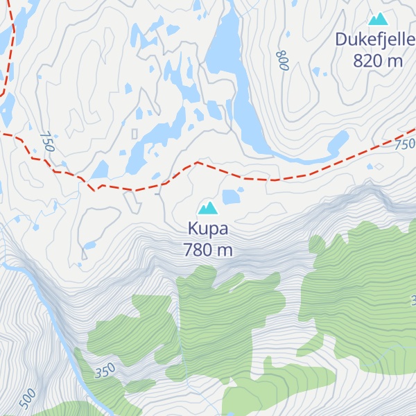 Map of Kupa
