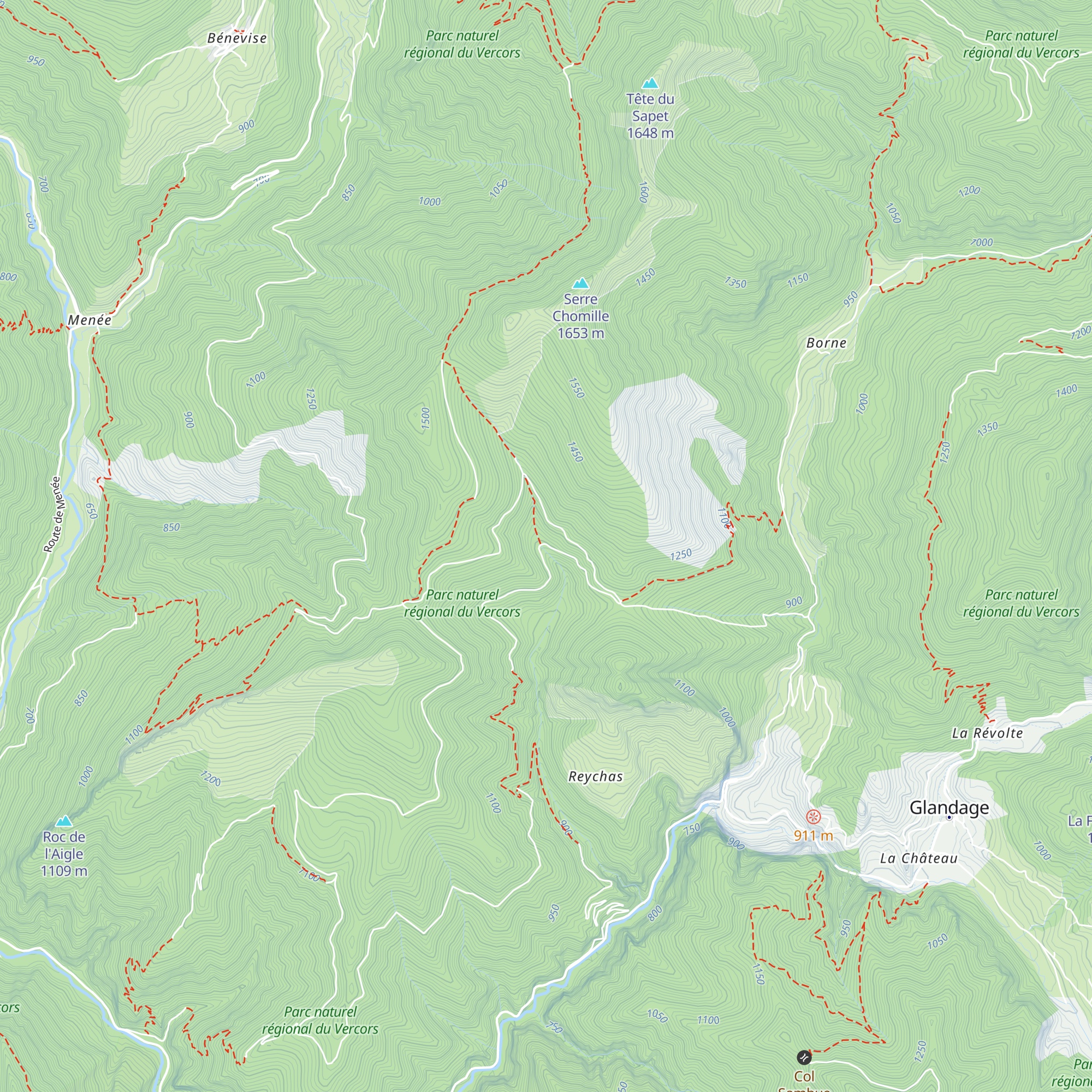 Gite de Chercheliot map
