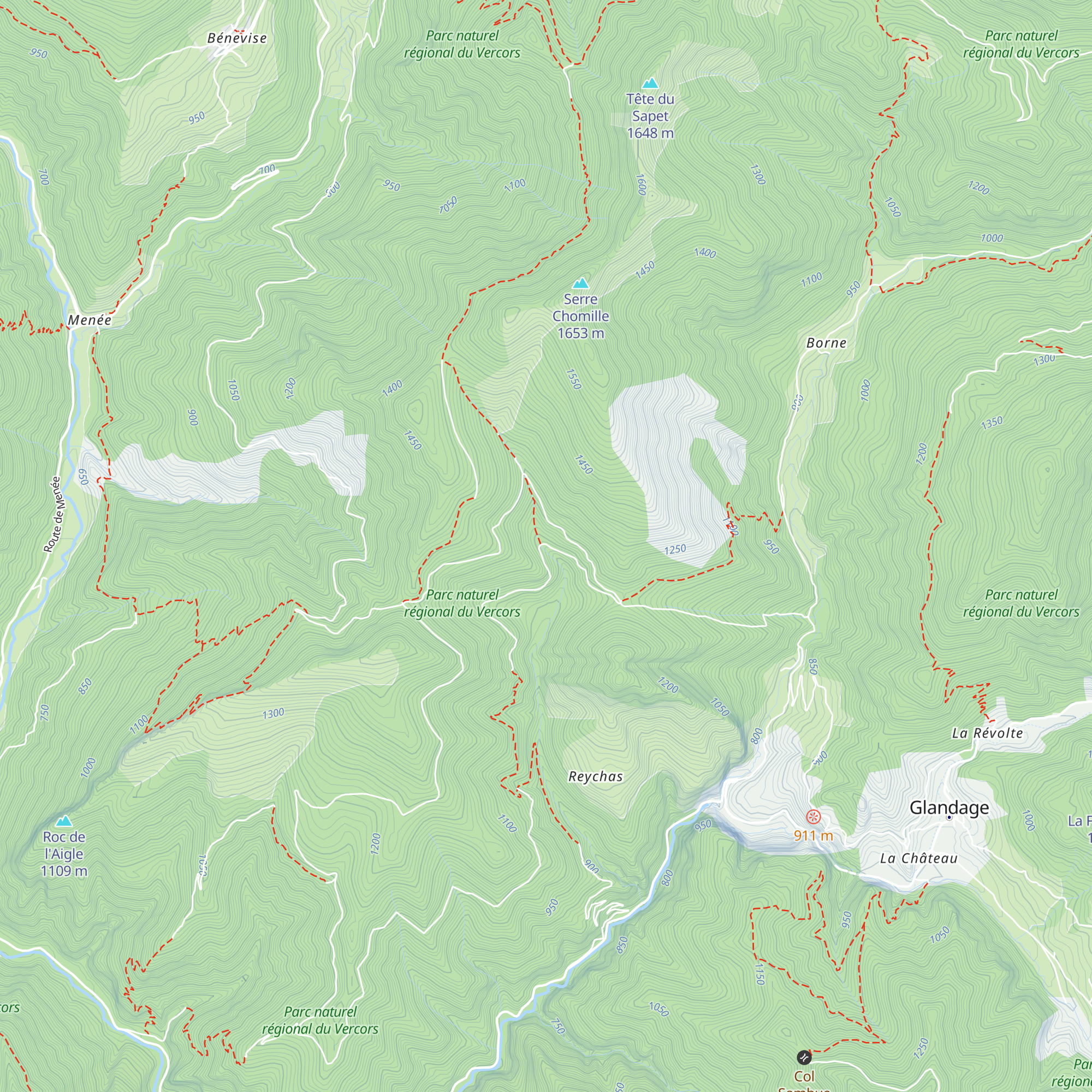 Gite de Chercheliot map