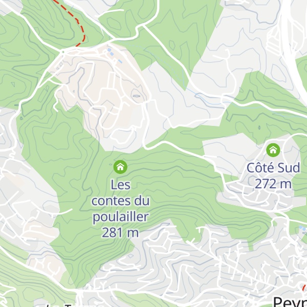 Map of Jeux en bois