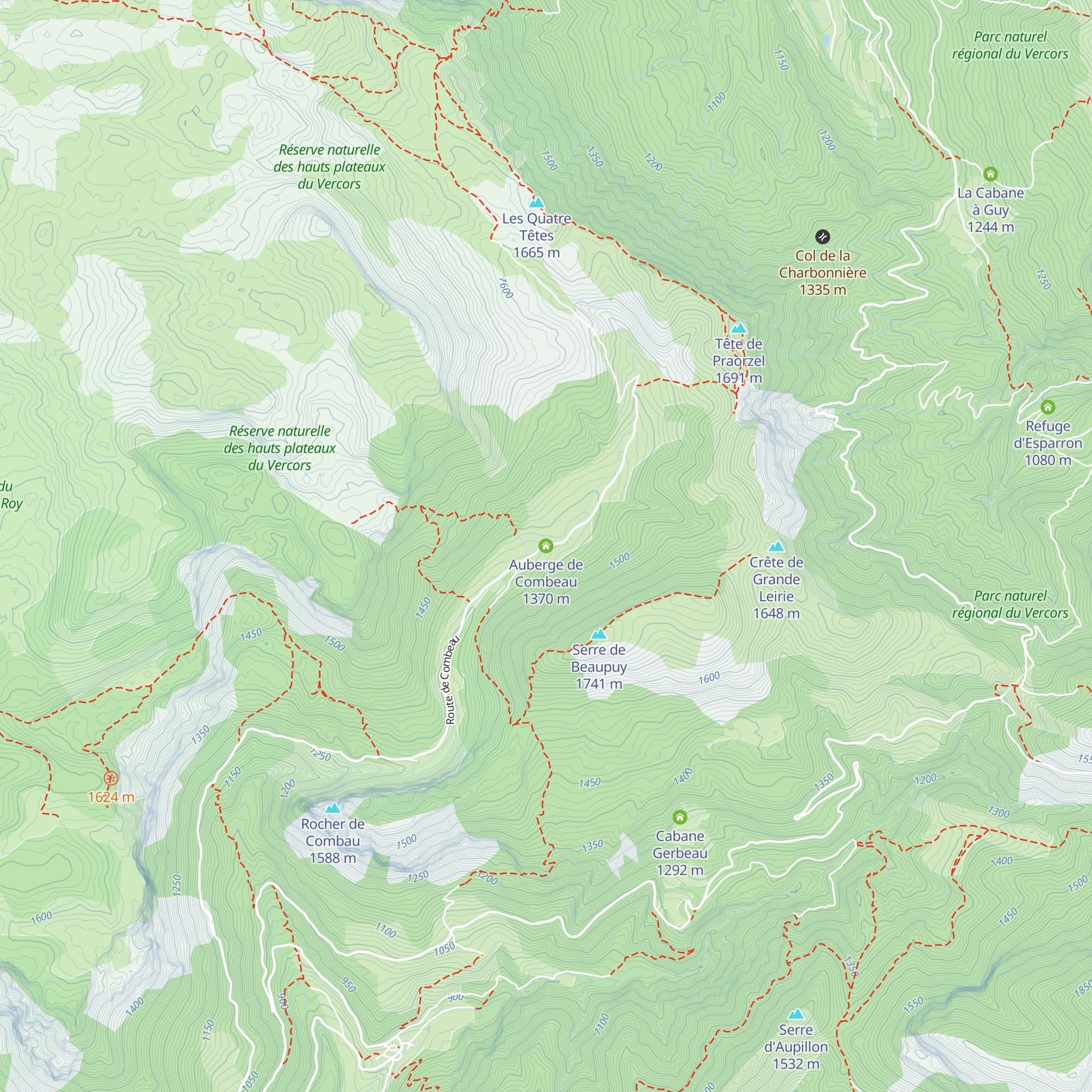 Auberge de Combeau map