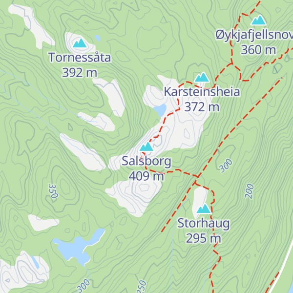 Map of Salsborg