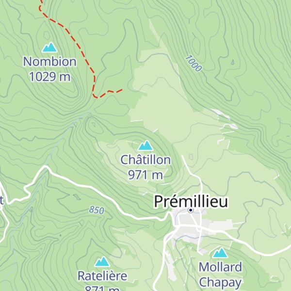 Map of Châtillon