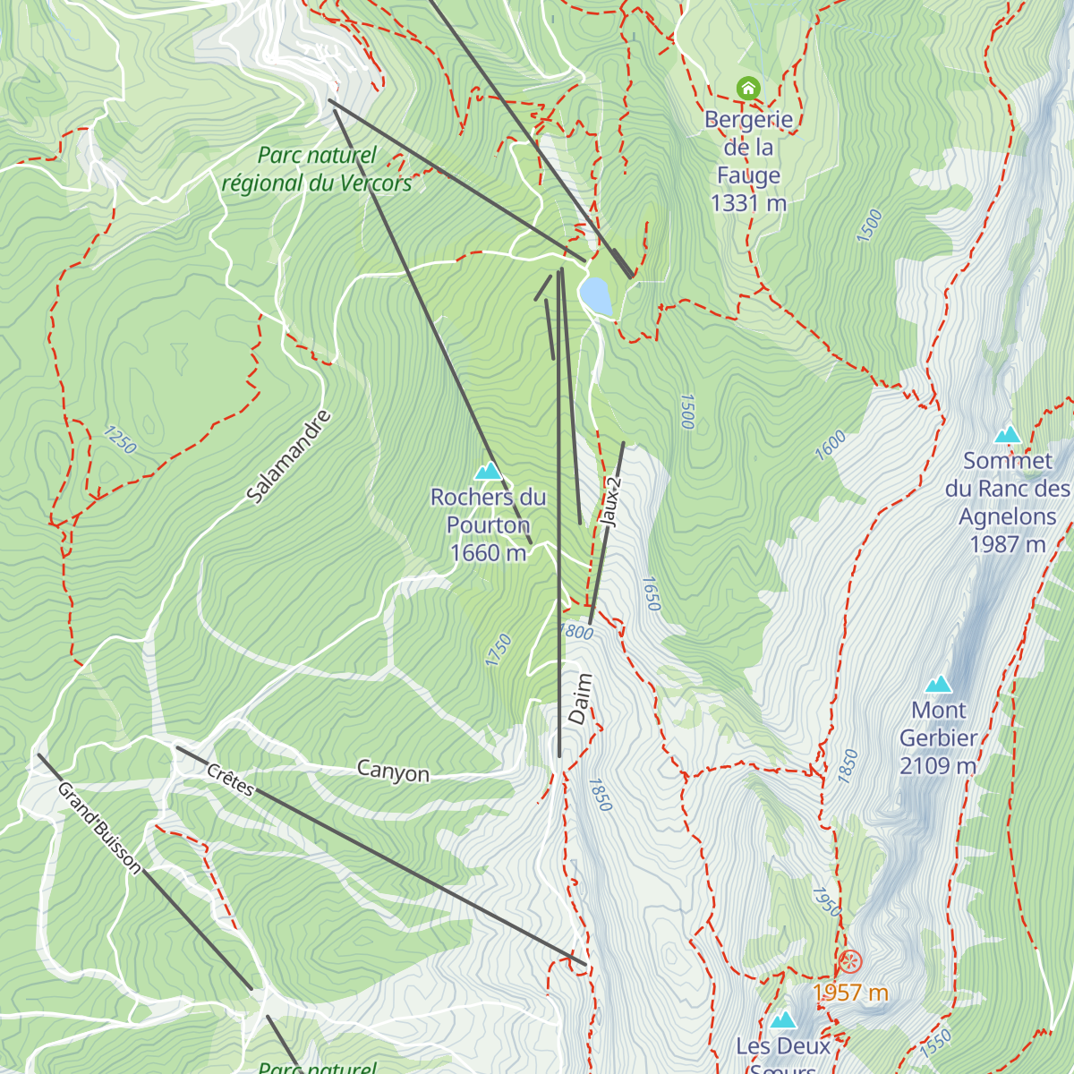 Altitude 2000 map