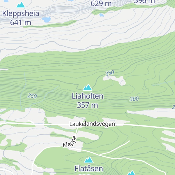 Map of Liaholten