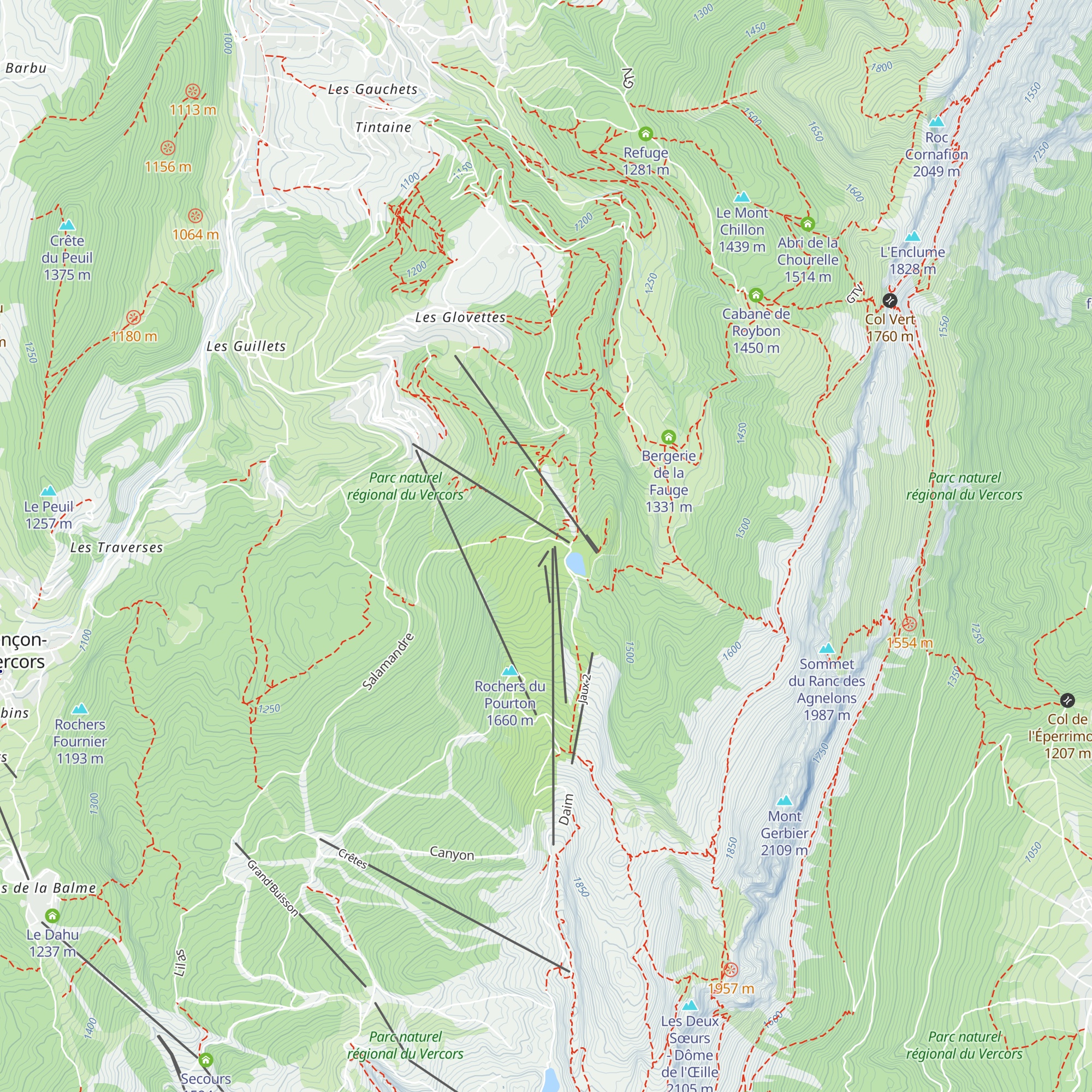 Le Pré des Preys map