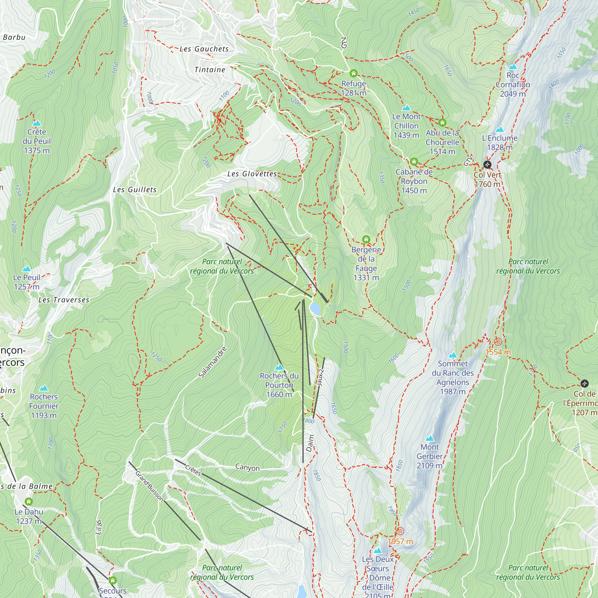 Le Pré des Preys map