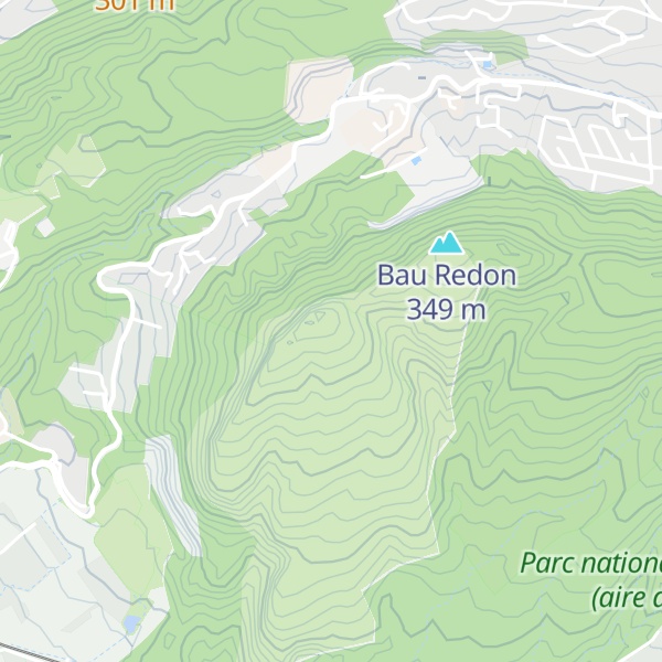 Map of Mont Gibaou