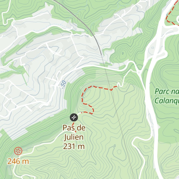 Map of Couronne de Charlemagne