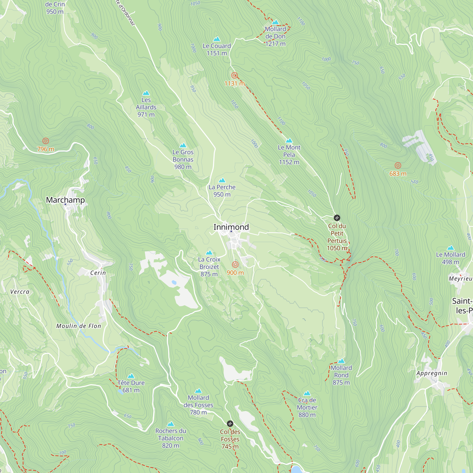 Gîte d'étape communal map