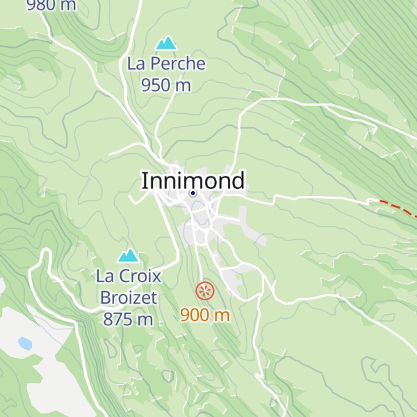 Map of Gîte d'étape communal