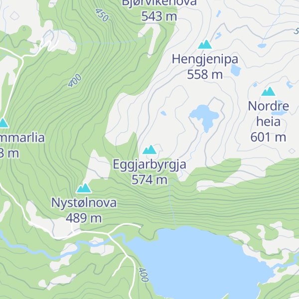 Map of Eggjarbyrgja