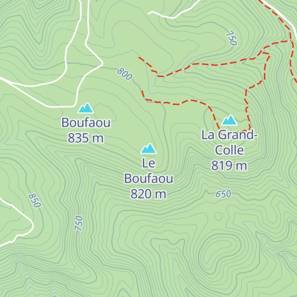 Map of Le Boufaou