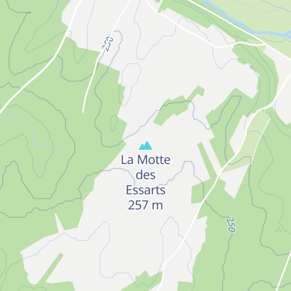Map of La Motte des Essarts
