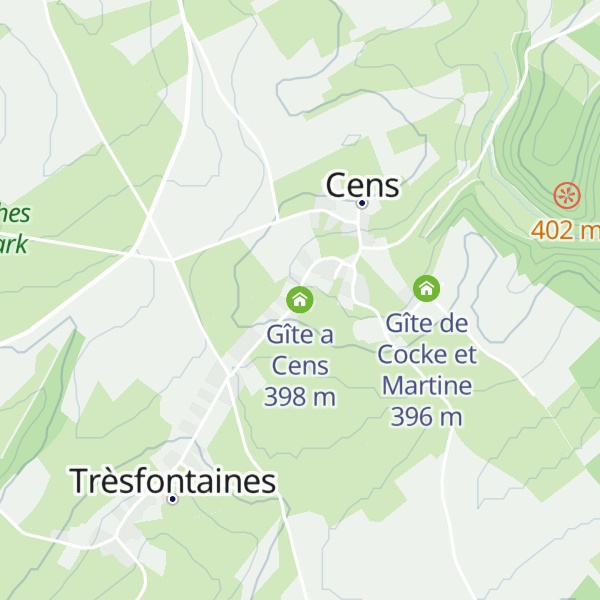Map of Gîte a Cens