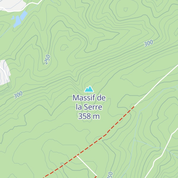 Map of Massif de la Serre