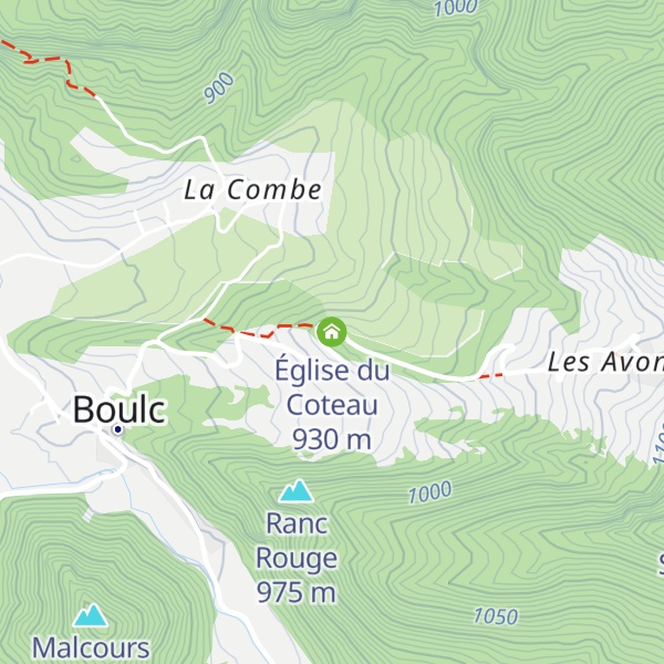 Map of Église du Coteau
