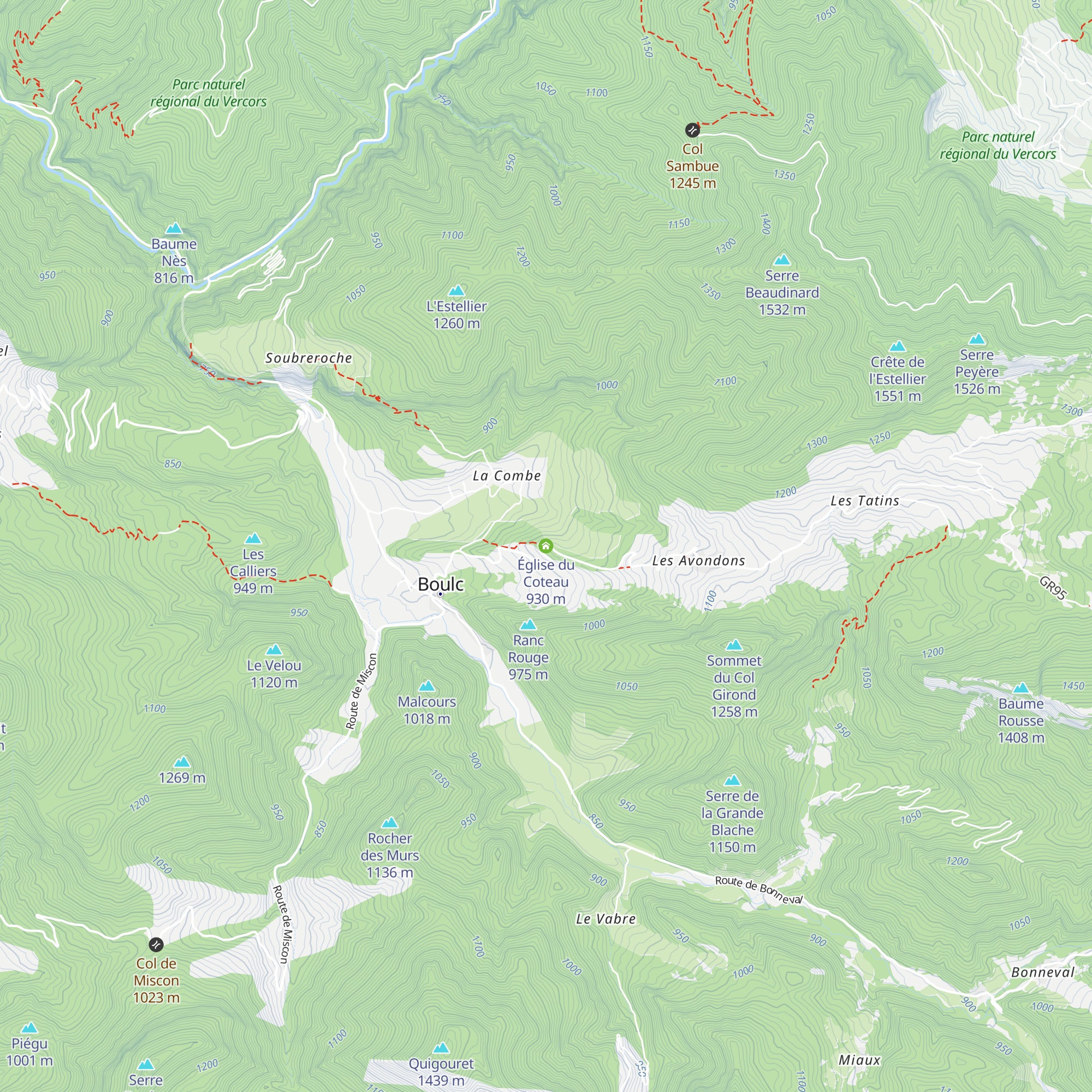Église du Coteau map