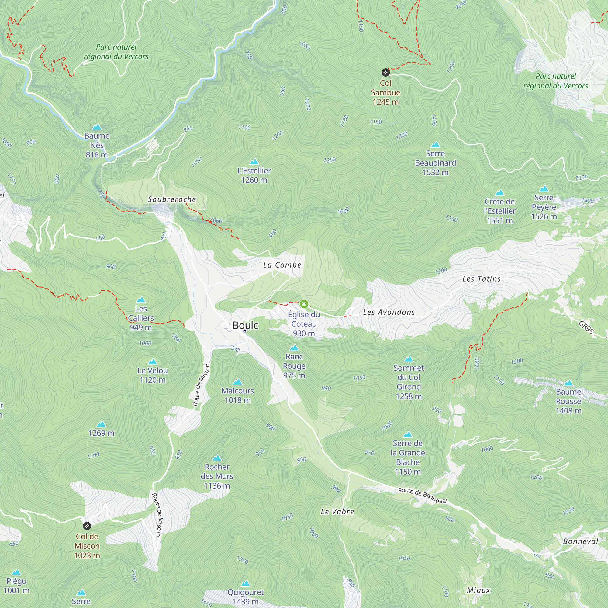 Église du Coteau map
