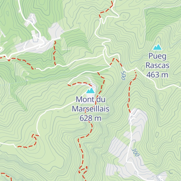 Map of Mont du Marseillais