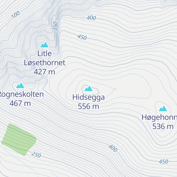 Map of Hidsegga