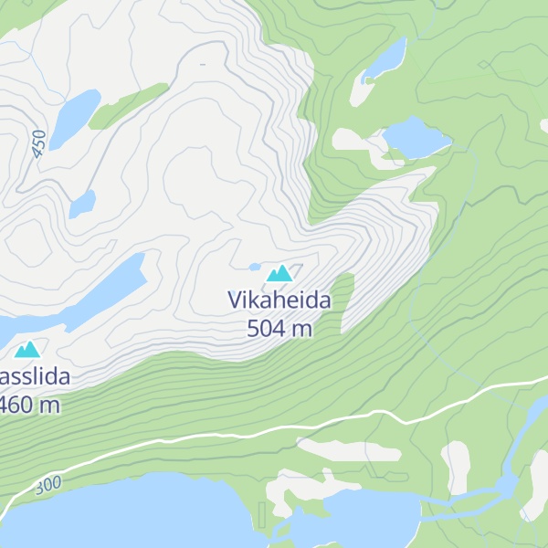 Map of Høgehammaren