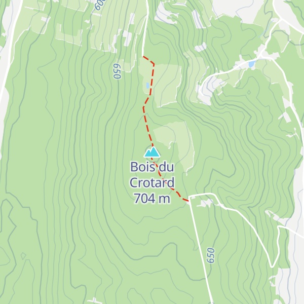 Map of Bois du Crotard