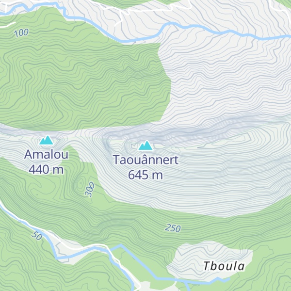 Map of Taouânnert