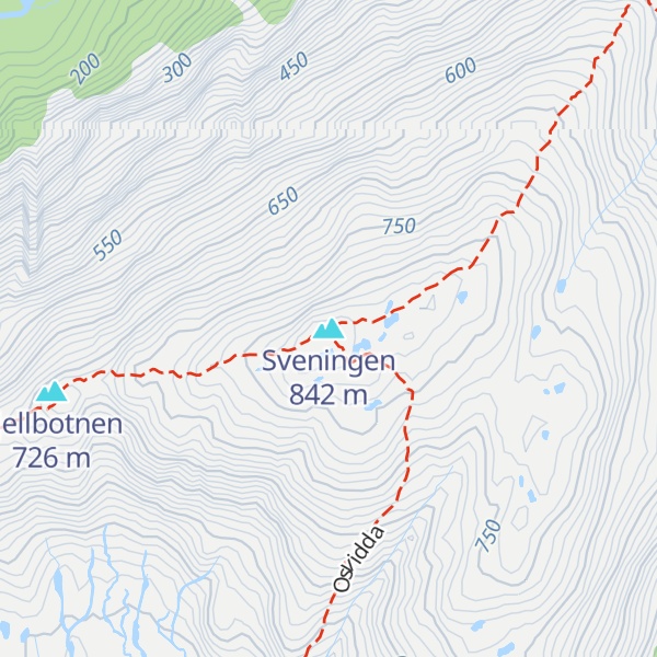 Map of Sveningen