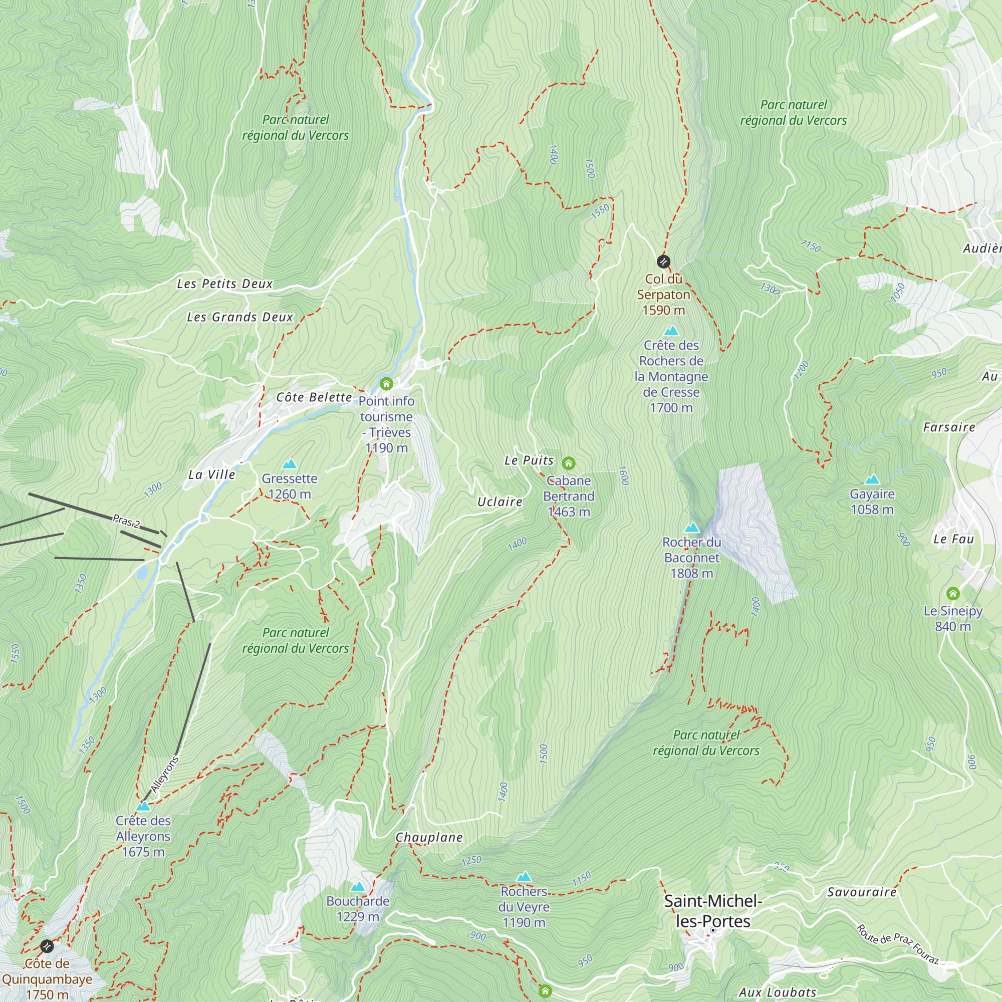 Maison Champagnat map