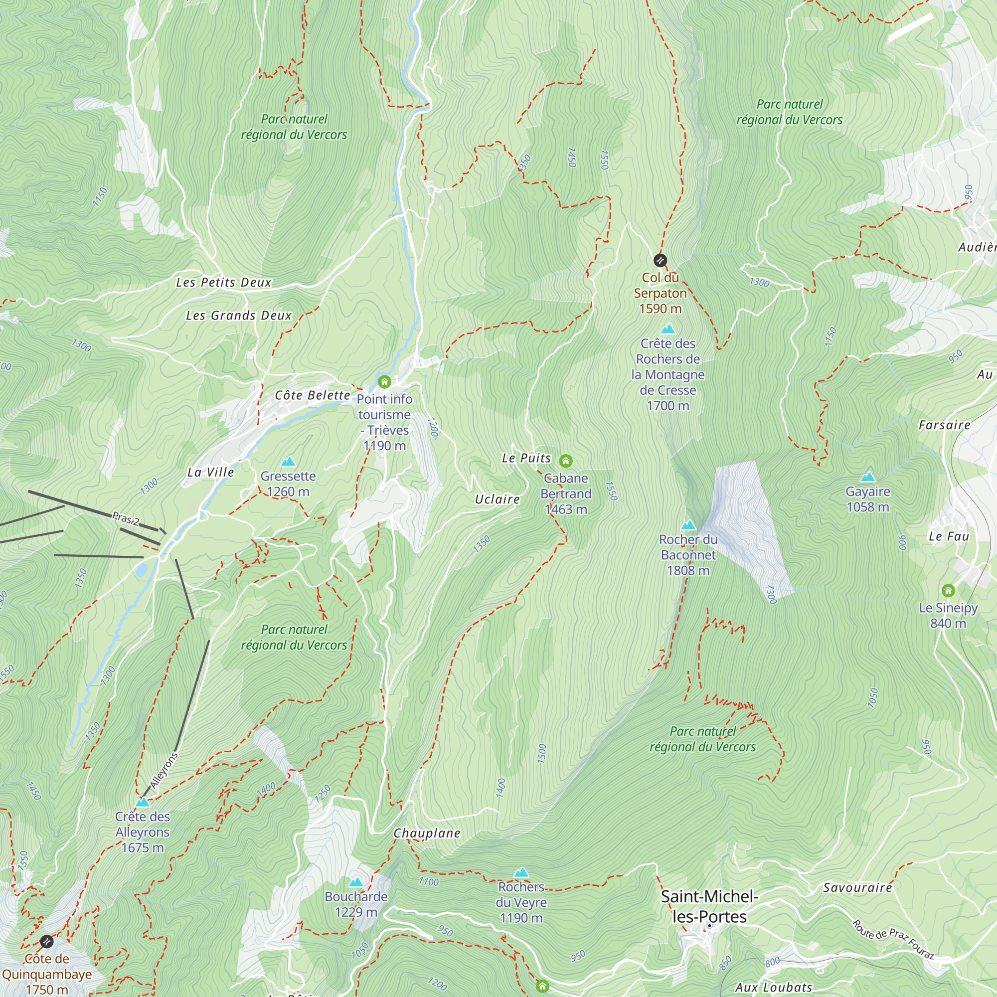 Maison Champagnat map