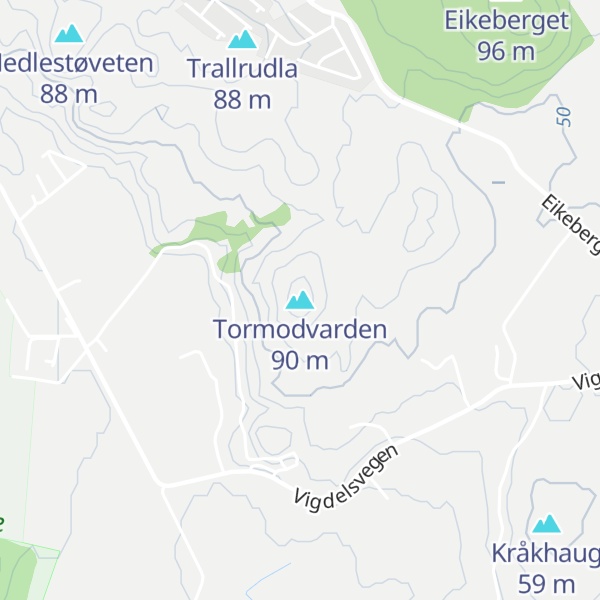 Map of Tormodvarden