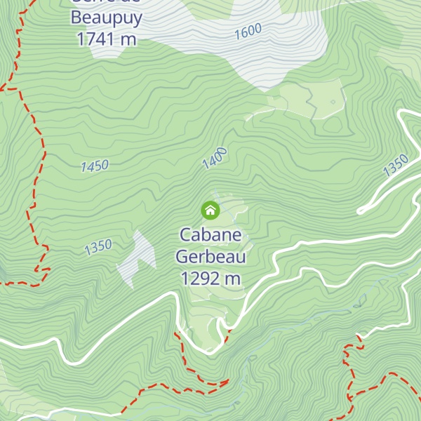 Map of Cabane Gerbeau